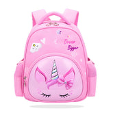Kindergarten Cute Cartoon Kids School Bag for Boys and Girls (Pink)